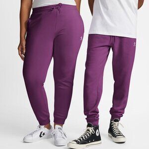 Converse Go-To Embroidered Star Chevron Standard-Fit Fleece Sweatpants XXS